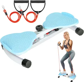 Waist Twister, Exercise Twist Boards Twisting Waist Machine For Women Belly Fat, Noiseless Ab Twister Machine With Resistance Bands, Waist Sculptor Fo