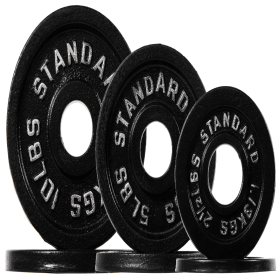 Only Supports Self Picking Cast Iron Weightlifting Boards For Strength Training And Weightlifting, With Multiple Set Sizes Available (Option: Set 45LB)