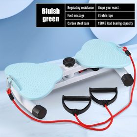 Waist Twist Exercise Machine, A Machine Designed For Weight Loss And Core Abdominal Exercises, With Foot Massage And Weight Loss Capabilities. It Is A (Option: Blue)